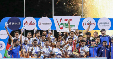 Men’s hockey team returns to India after winning Asian Champions Trophy