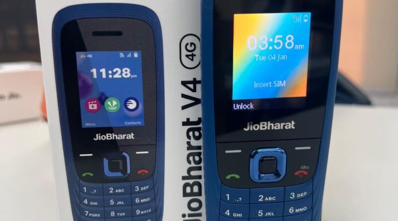 JioBharat Expands Series with Launch of V3 & V4 Models Following V2 Success