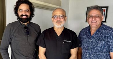 Producer Jay Patel and Director Abhishek Dudhaiya Meet Dr. Tejas Patel in Ahmedabad