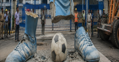 Kolkata: Statue outside Yuva Bharati Stadium removed amid long-standing criticism