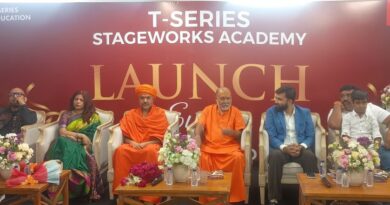 Swami Purnanand Giri Ji Guruji Leads Inauguration of T-Series Stageworks Academy Ahmedabad