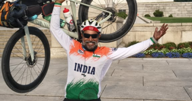 Rajasthan Cyclist completes epic US coast ride