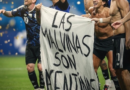 Argentina risks FIFA sanction for celebrating SF win with Falklands banner