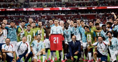 Ronaldo puts on No. 21 shirt to honour Diogo Jota after Portugal’s win