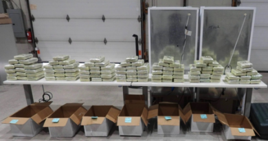 Canada busts major cross-border drug network, seizes nearly C$140 million worth of narcotics
